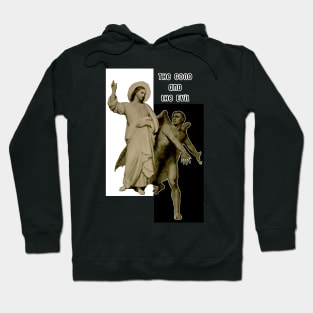 Good and Evil - Jesus vs. the Devil Hoodie